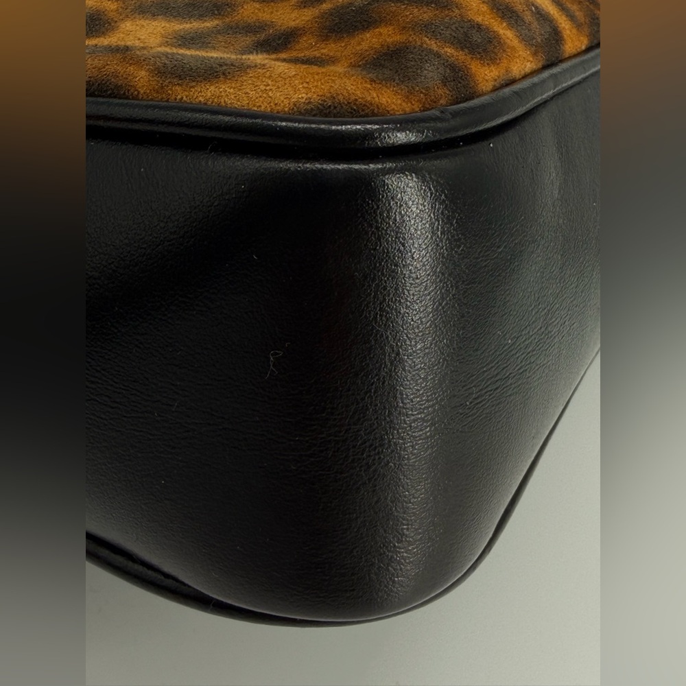 Saint Laurent Leopard Print Lou Camera Crossbody Bag - Picture 12 of 16